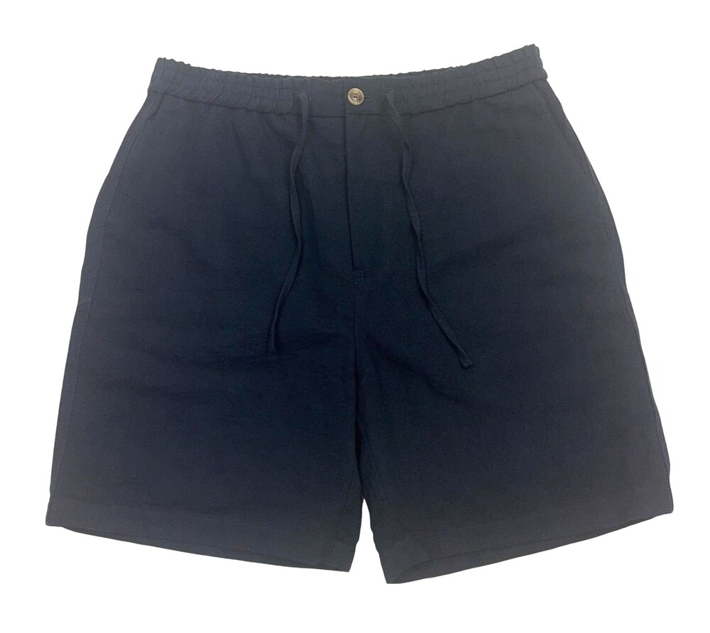 Joe's Jeans Clarkson Shorts Mens Large True Navy Linen Cotton Drawstring Chino